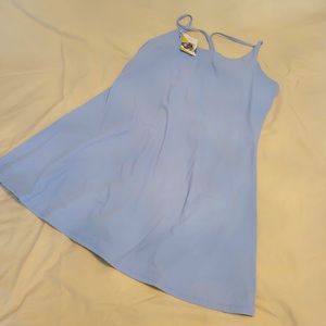 Sky Blue Sport Dress with Attached Shorts.